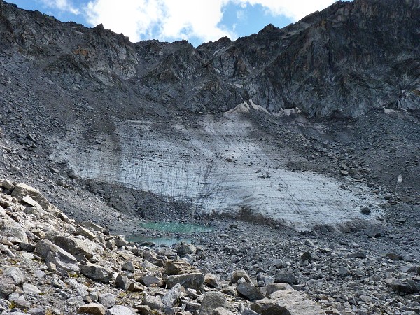 Gletscher am Piz Radönt